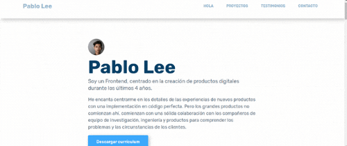 Portafolio de Pablo
